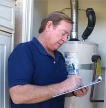 Steve Kincaid performing a home inspection