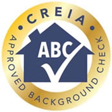 CREIA Approved Background Check certification badge